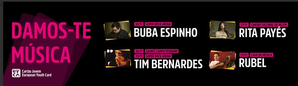 Novembro é mês de boa música!