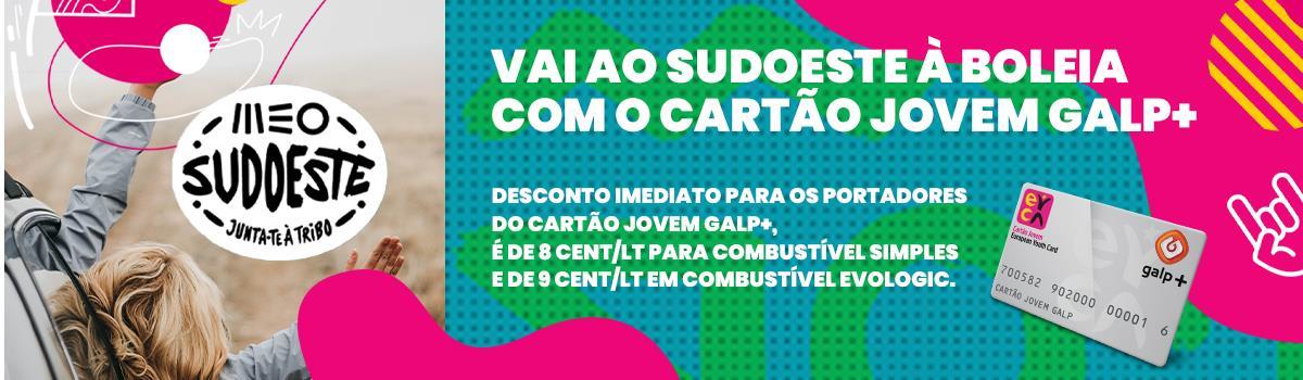 O cartão Jovem Galp+ dá-te boleia até ao Meo Sudoeste