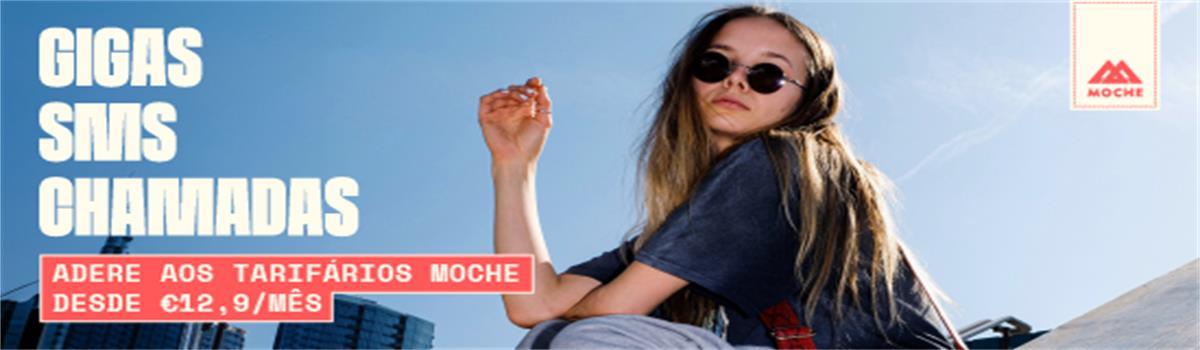 Logótipo Adere ao tarifário MOCHE 20GB com condições exclusivas para clientes Cartão Jovem